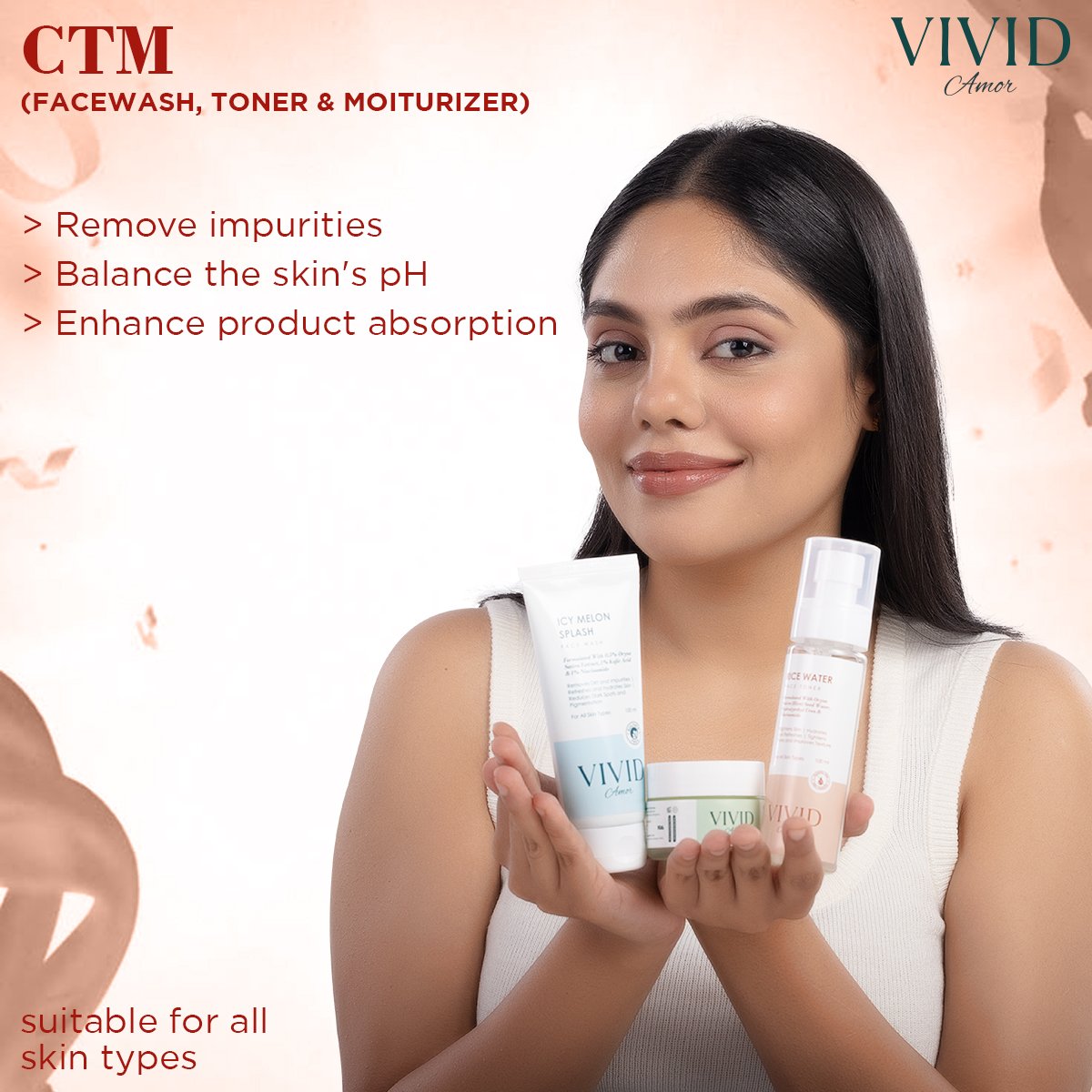 Cleanser, toner, Moisturizer combo - Image 3